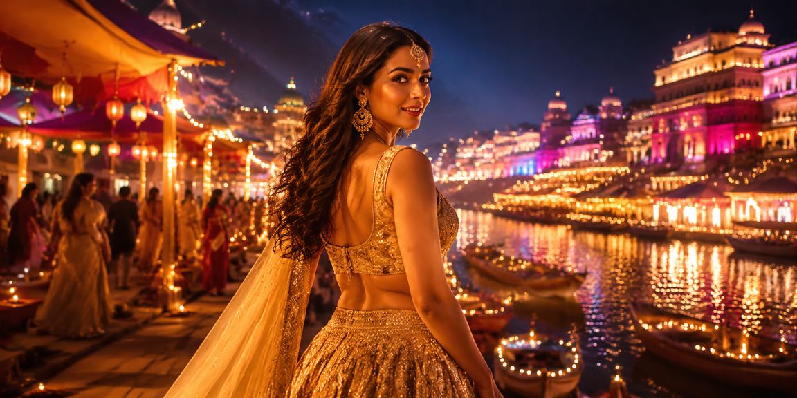 Indian woman registering on online casino to claim bonus offer